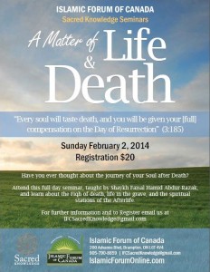 Event: A Matter of Life and Death