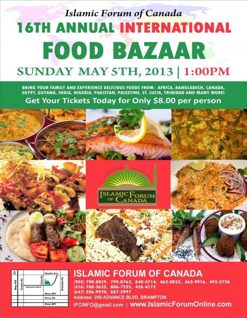 International Food Bazaar 2013 Islamic Forum of Canada